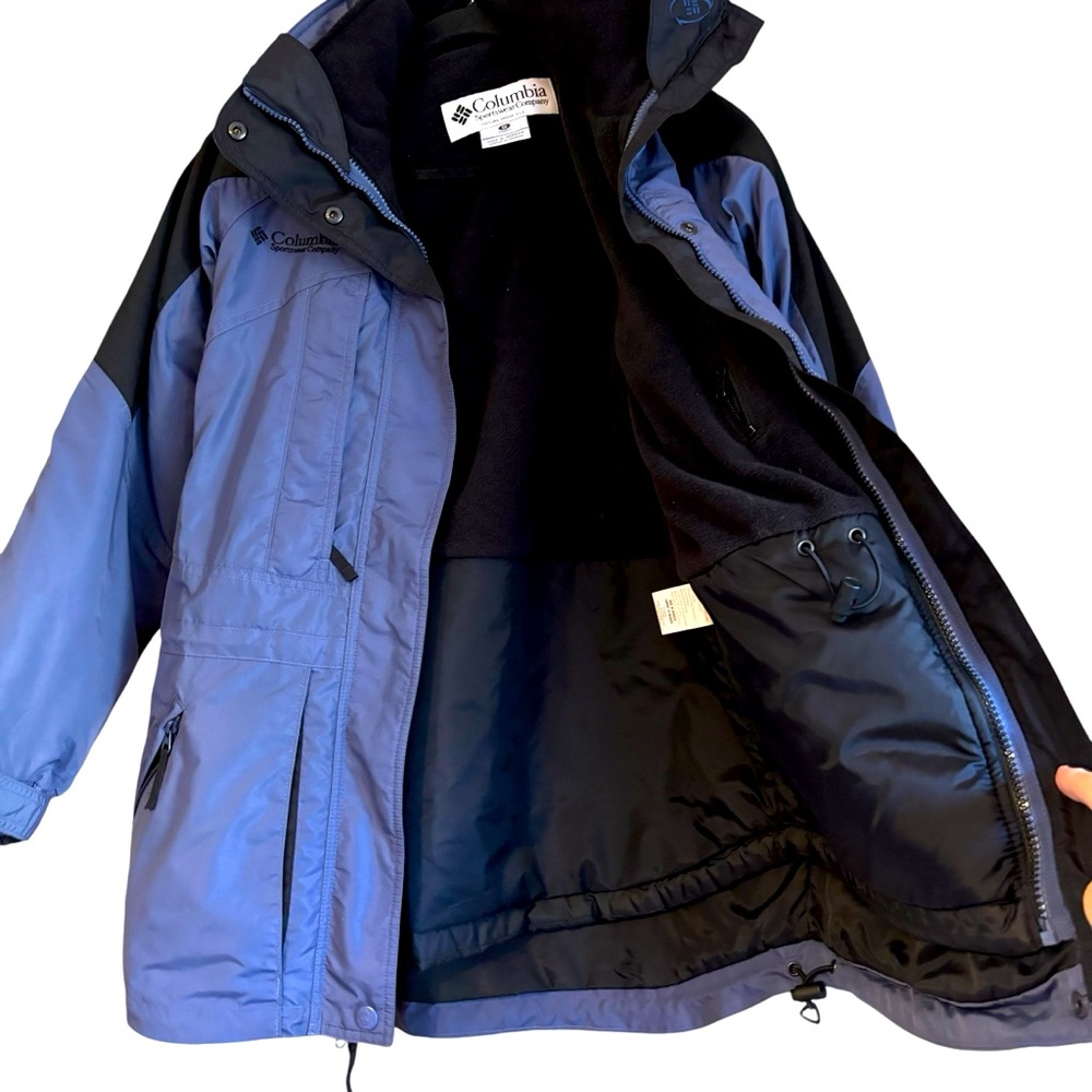 Columbia Blue and Black Ski Jacket